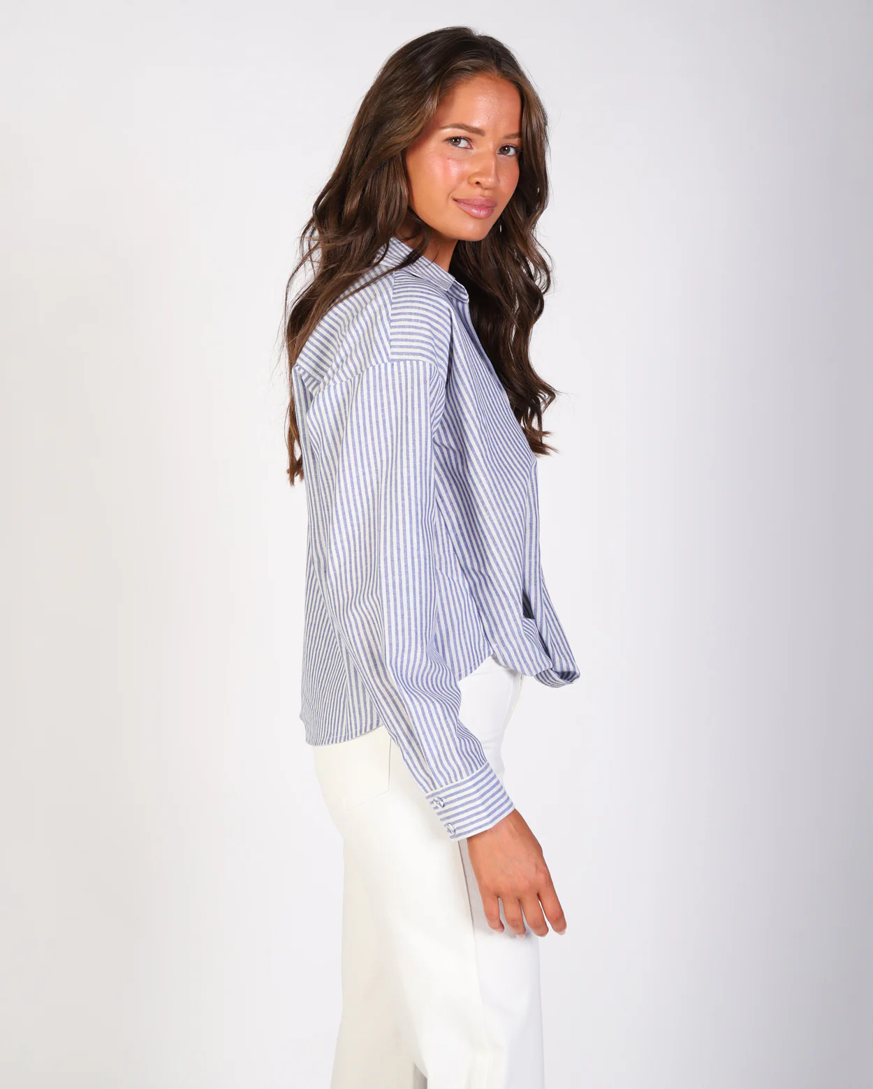 Sydney Shirt  - Blue Stripe - Image 4