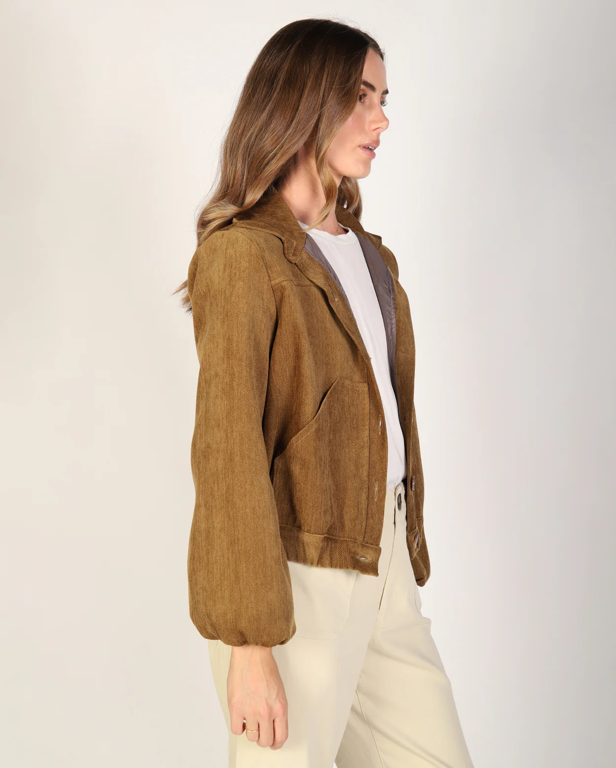 Tate Jacket - Chestnut - Image 3