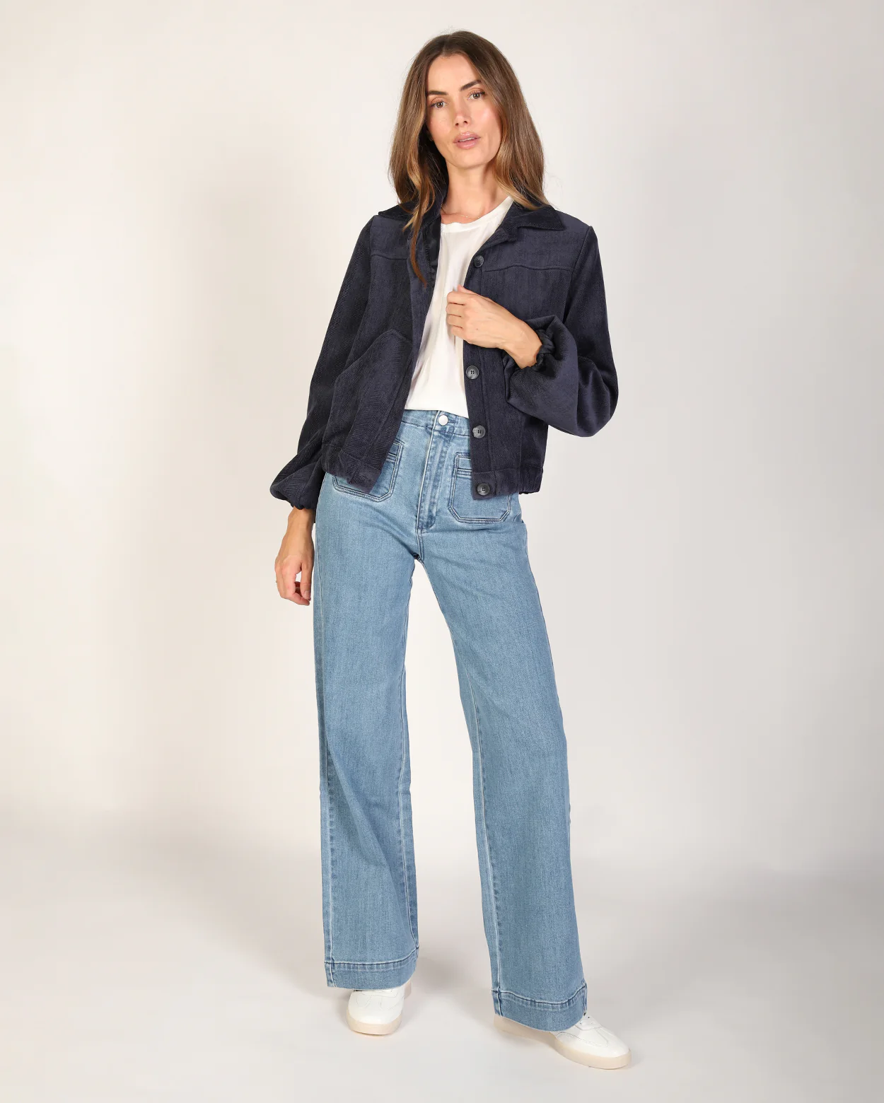 Tate Jacket - Navy - Image 6
