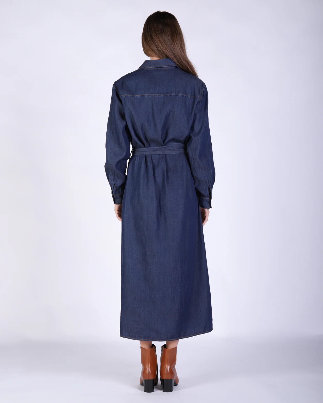 Taylor Denim Dress - Denim - Image 5