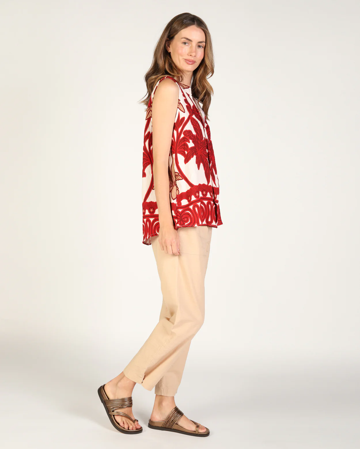 Tiffany Top - Red Multi - Image 3