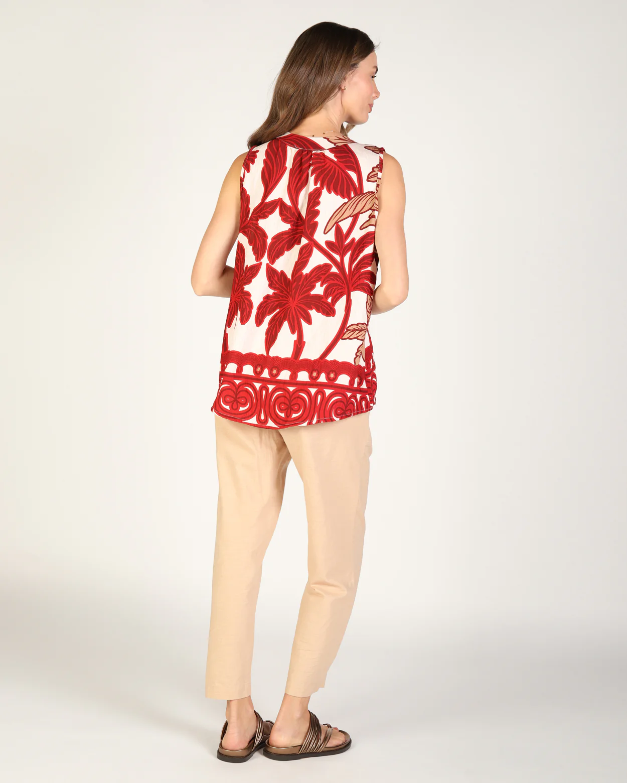 Tiffany Top - Red Multi - Image 4