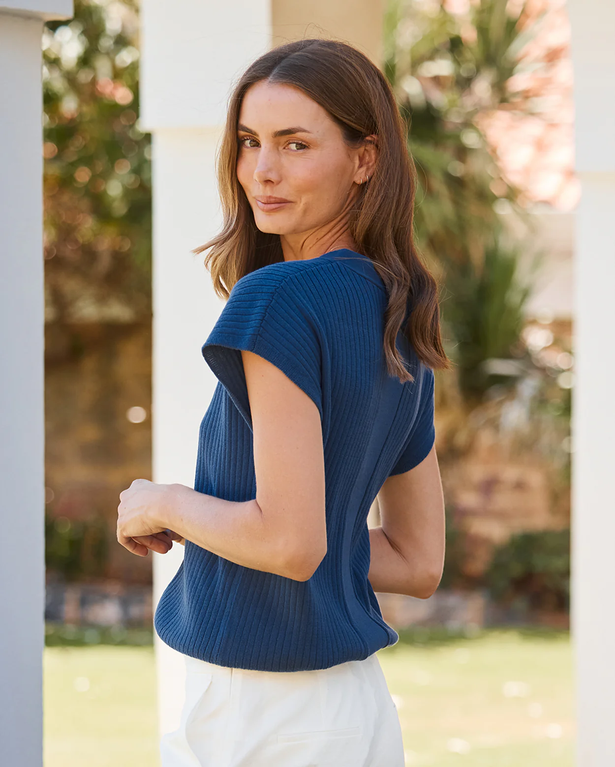 Tina Knit  - Indigo - Image 4