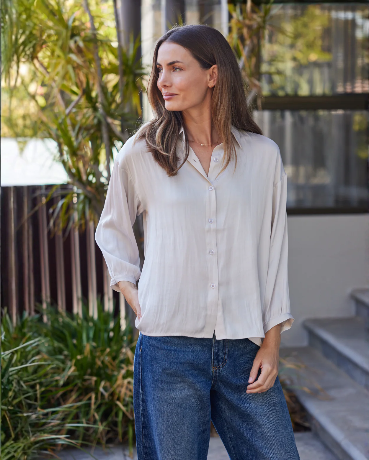 Willow Shirt - Oyster - Image 2