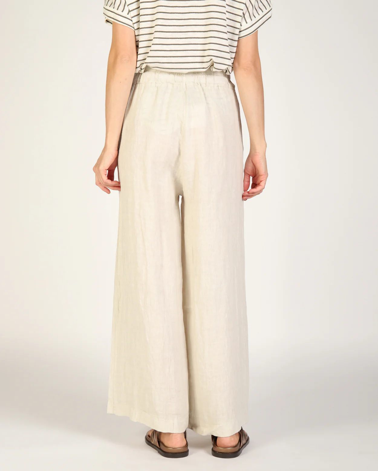 Xina Linen Pant - Natural - Image 4