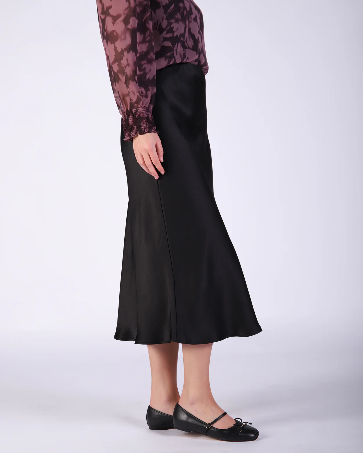 Yelena Slip Skirt - Black - Image 3
