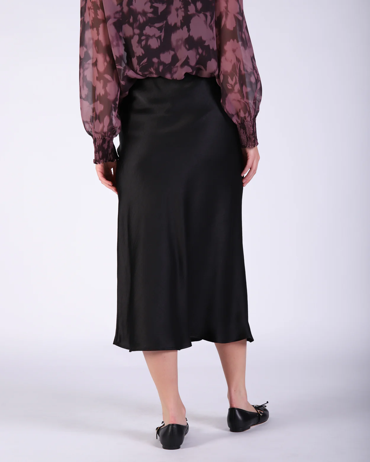 Yelena Slip Skirt - Black - Image 4