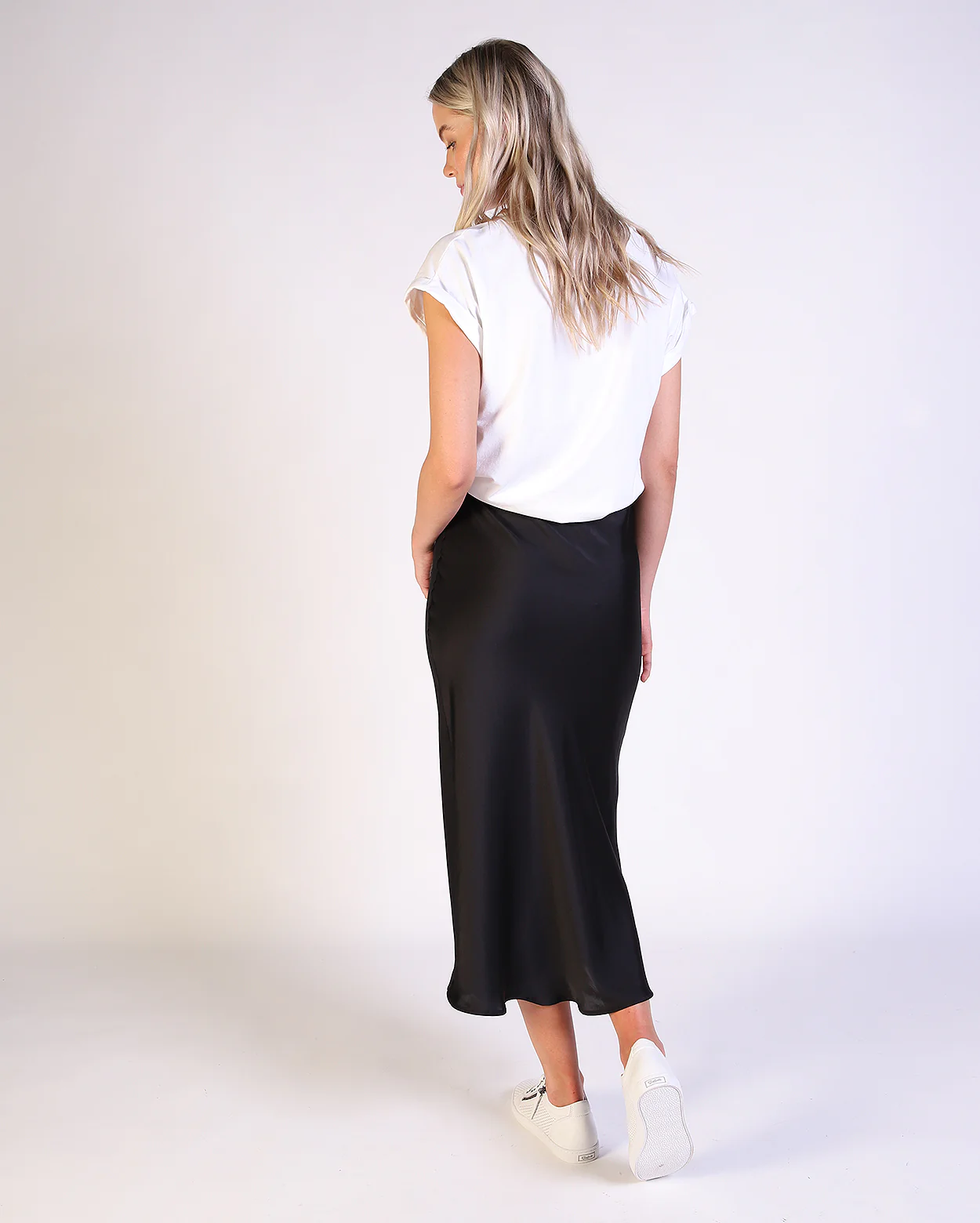 Yelena Slip Skirt  - Black - Image 5